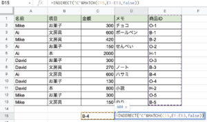 indirect&match関数